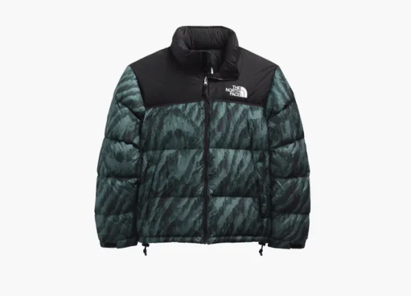 The North Face 1996 Retro Nuptse Jacket Black Green