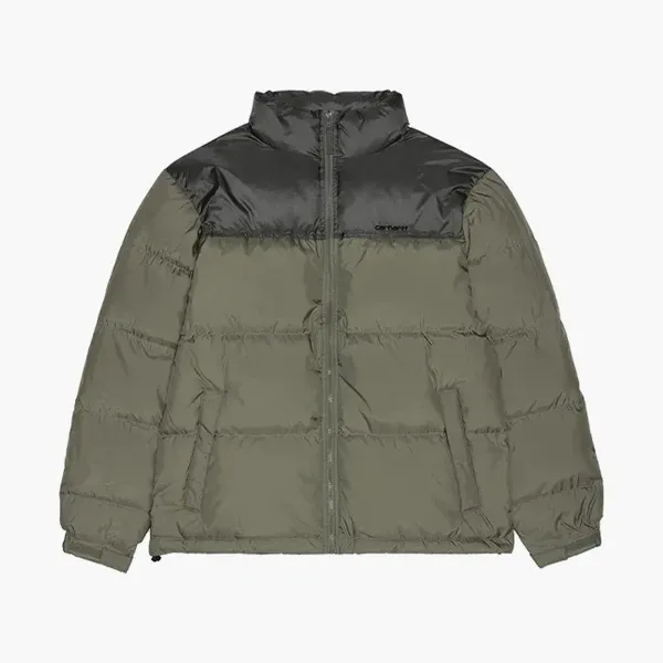 Carhartt WIP Colorblock Puffer Jacket Olive