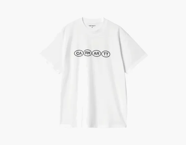 Carhartt WIP Jazzy Bubble Logo T-Shirt White