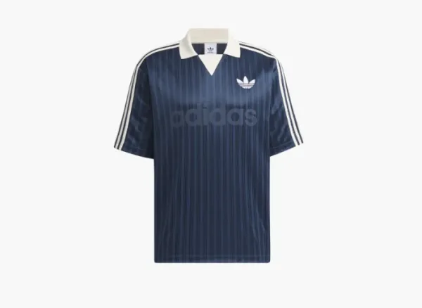 Adidas Originals Collared Goalie Top Crew  Navy