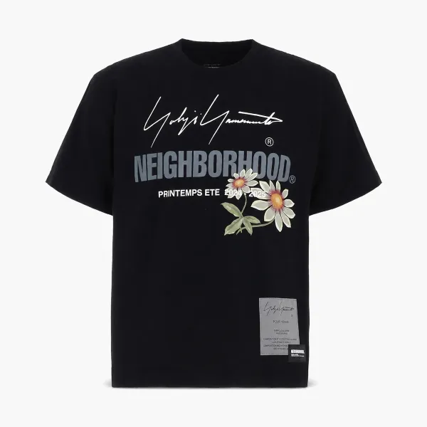 Yohji Yamamoto x NEIGHBORHOOD Pour Homme FW24 Tee Black