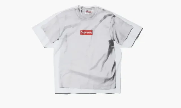 Supreme X Mm6 Maison Margiela Box Logo Tee white
