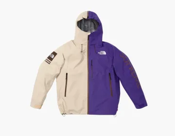 Supreme x The North Face Split Taped Seam Shell Jacket Tan