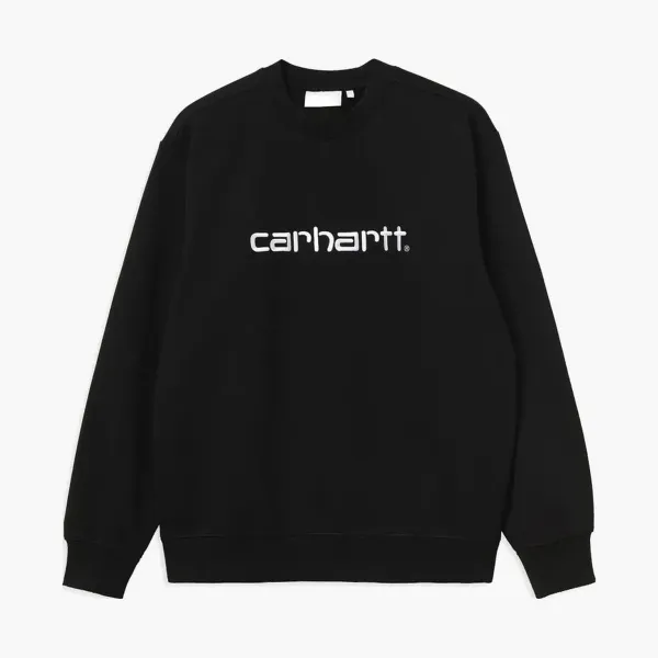 Carhartt WIP Script Logo Sweatshirt Black