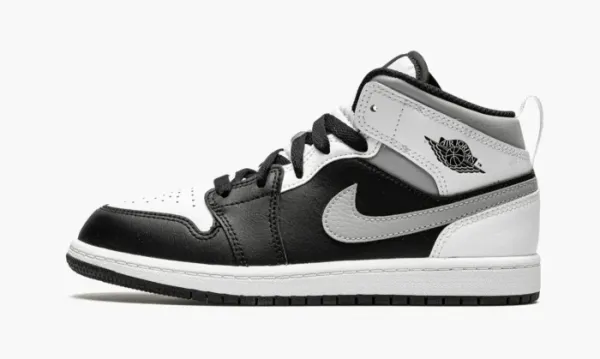 Air Jordan 1 Mid PS White Shadow Kids