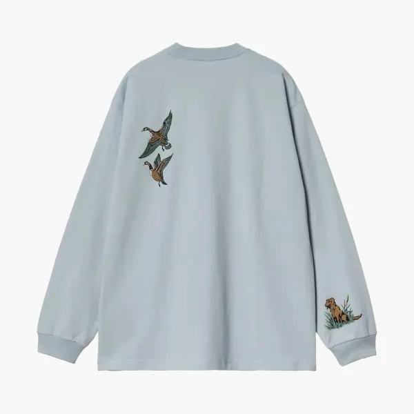 Carhartt WIP Long-Sleeve Ducks T-Shirt Light Blue
