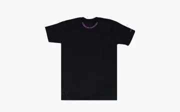 Chrome Hearts Neck Logo Tee Black/Purple