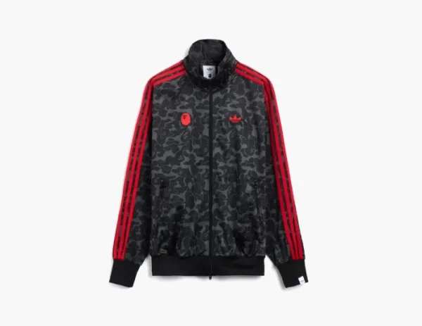 Adidas Originals x A Bathing Ape Football Men's Track Jacket Black