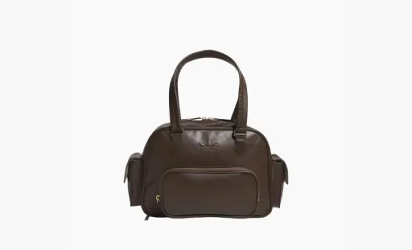 Adidas leather bag Brown