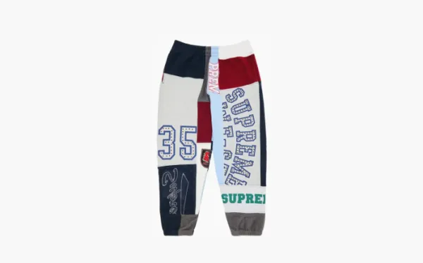 Supreme Patchwork Sweatpant Navy