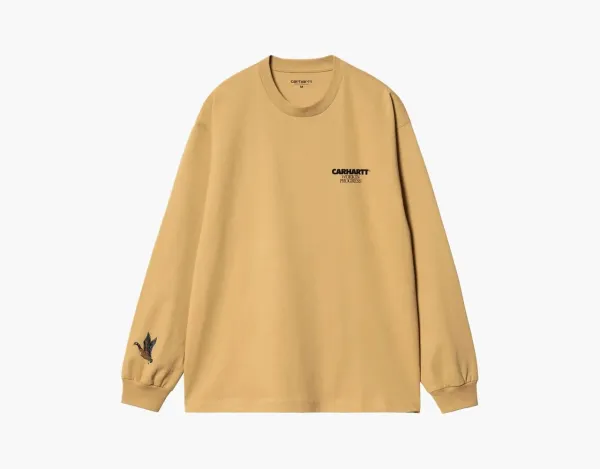 Carhartt WIP Ducks Long Sleeve T-Shirt Sand