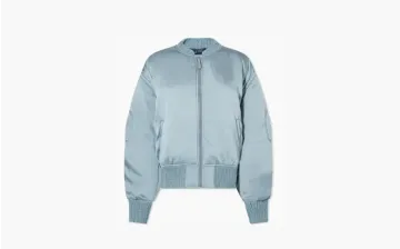 Acne Studios Olanik Bomber Jacket Dusty Blue
