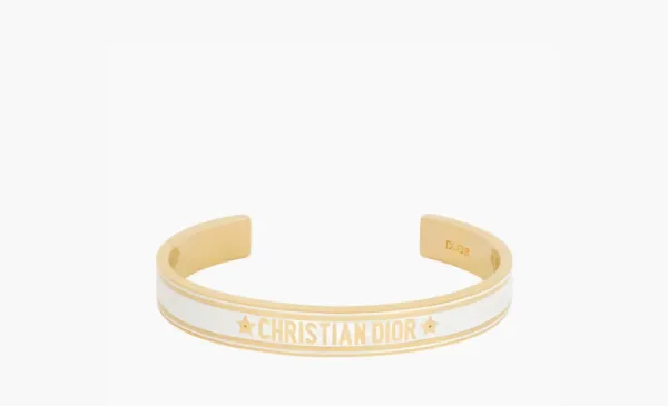 Dior Metal Bangles WMNS White Cuff