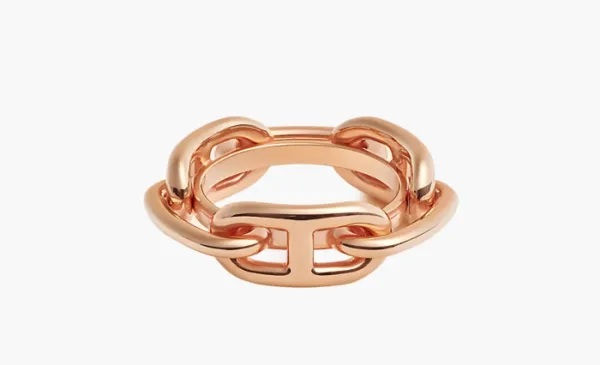 HERMES Metal Ringring Gold