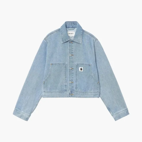 Carhartt WIP Cropped Denim Jacket Blue