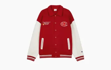 Champion Baseball Uniform Jacket Red