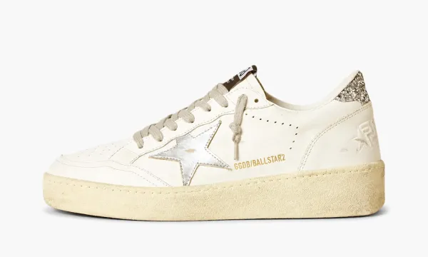 Golden Goose Ball Star WMNS White Silver