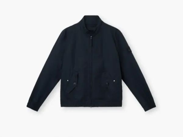 Stone Island Jacket with Natural Weather Barrier Navy Blue