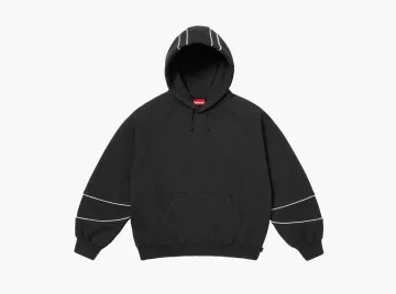 Supreme Paneled Hooded Sweatshirt Black