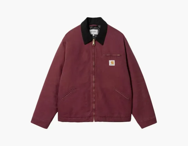 Carhartt WIP Detroit Jacket Burgundy