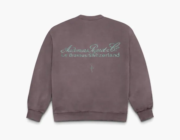 Cactus Jack by Travis Scott x Audemars Piguet Logo Crewneck II "Purple"