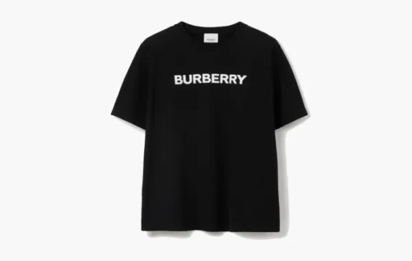 Burberry Logo Cotton T-shirt Black