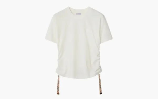 Burberry Festival Cotton T-shirt  Chalk