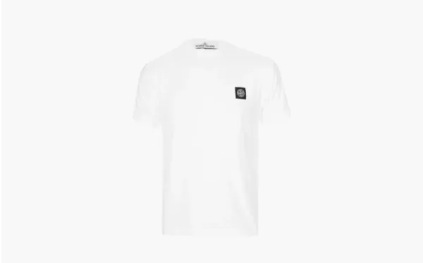Stone Island Logo Patch T-Shirt White