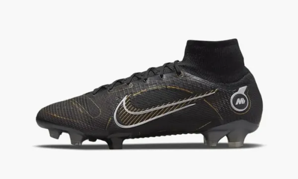 Nike Mercurial Superfly 8 Fg Black Metallic Silver Gold