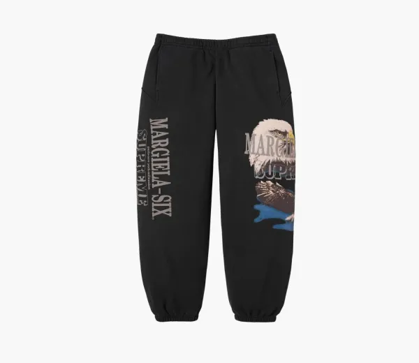 Supreme x MM6 Maison Margiela Eagle Sweatpants Black