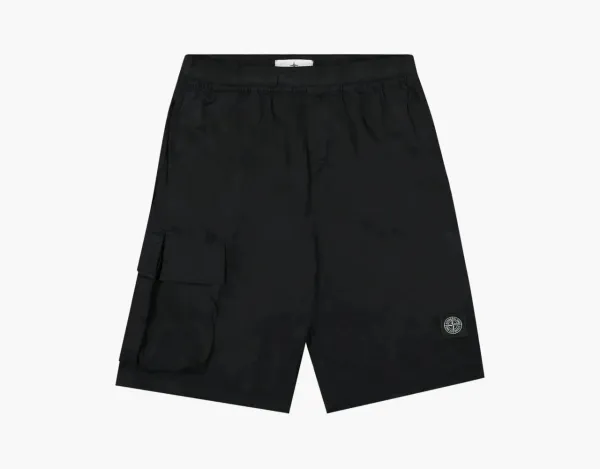 Stone Island Bermuda Comfort Shorts Black