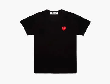 Comme des Garçons Play Heart Emblem T-Shirt Black