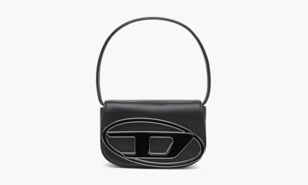 Diesel 1DR Shoulder Bag Nappa Leather Black