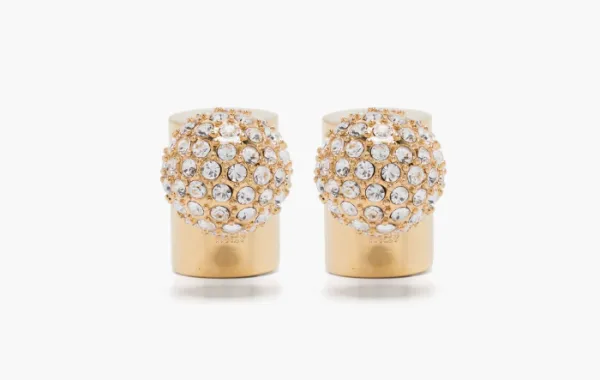 Jacquemus Perlina Earrings Gold/Crystal
