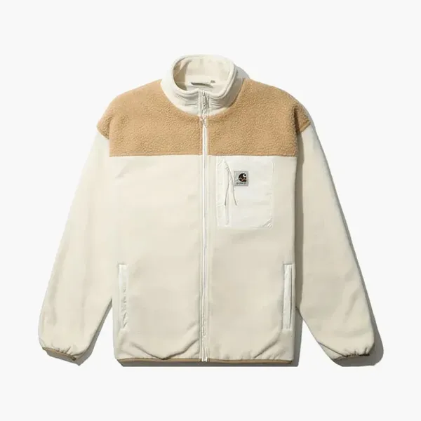 Carhartt WIP Two Tone Fleece Jacket Cream
