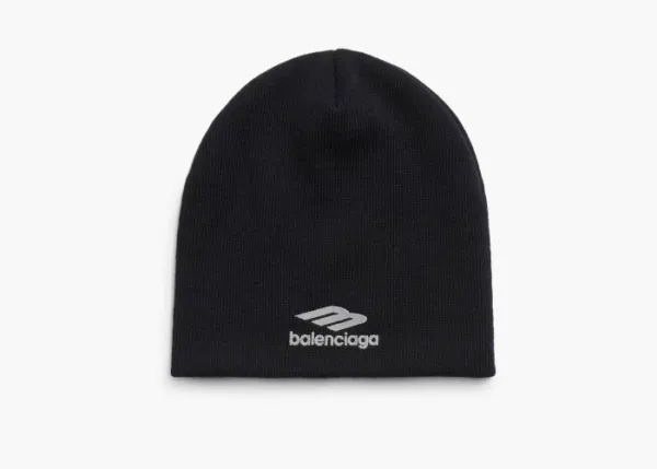 Balenciaga Icon Beanie Black