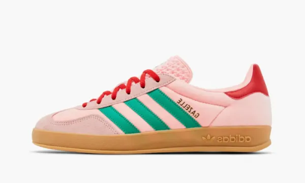 Adidas Gazelle Indoor WMNS Glow Pink Court Green
