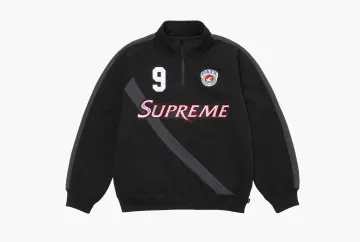 Supreme Equipé Half Zip Sweatshirt Black