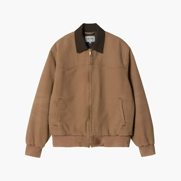 Carhartt WIP Bomber Jacket Hamilton Brown