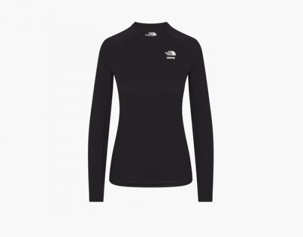 Skims x The North Face Dotknit Long Sleeve Top Onyx