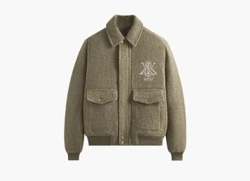 Kith Boucle Hawthorne Flight Jacket Palomino