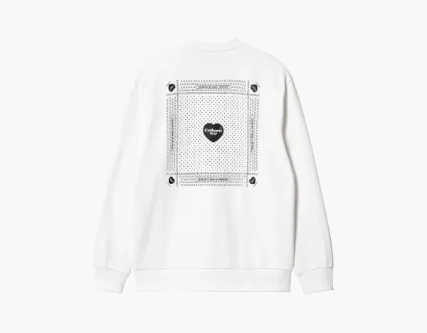 Carhartt WIP SS24 Heart Bandana Sweatshirt