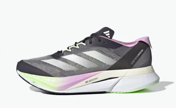 Adidas Adizero Boston 12 Black Green Spark
