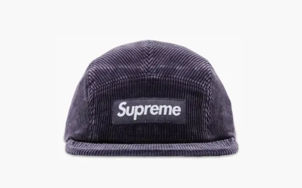 Supreme Corduroy Camp Cap Navy