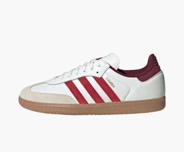 Adidas Samba 'White Better Scarlet'