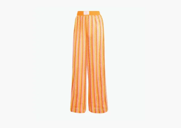 Adidas Originals Summer Glow Firebird Track Pants Semi Lucid Fuchsia / Hazy Orange / Semi Solar Orange