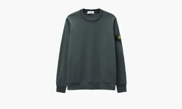 Stone Island Garment Dyed Crew Sweatshirt Green