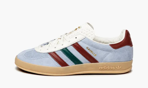 Adidas Gazelle Indoor Blue Dawn Collegiate Burgundy