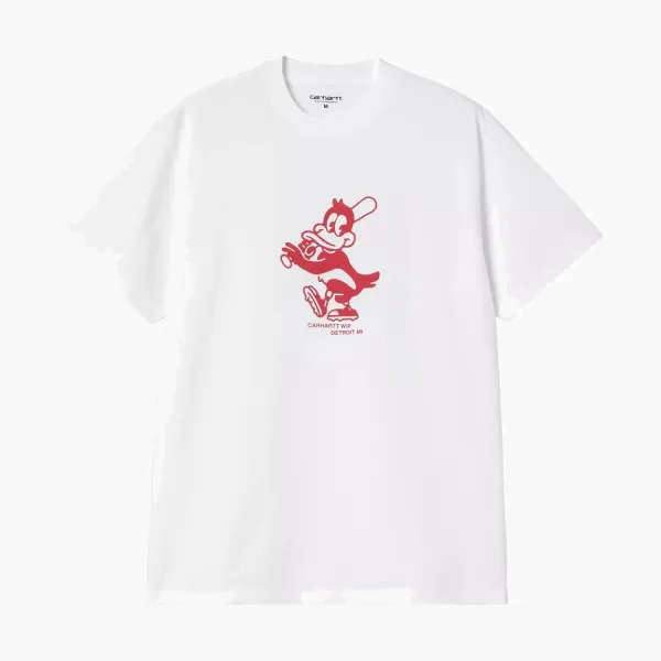 Carhartt WIP Home Run Mascot T-Shirt White