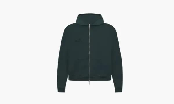 RHUDE Full Zip Hoodie Emerald Green